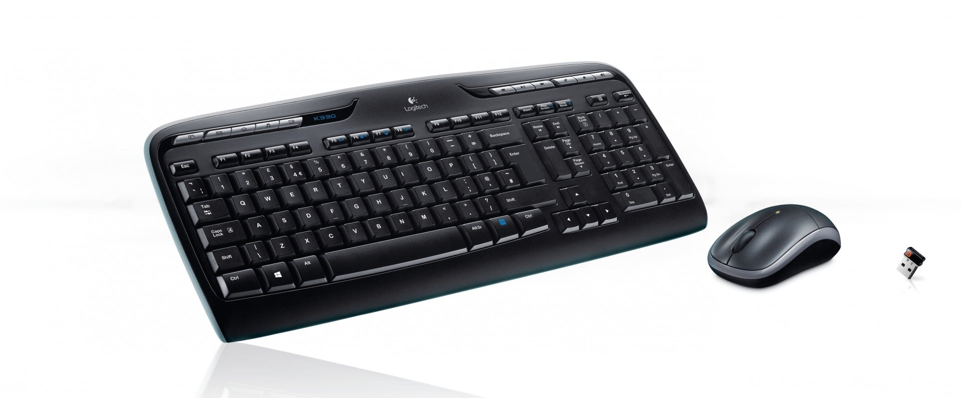LOGITECH Logitech MK330 tastiera Mouse incluso Ufficio USB QWERTY US International Nero - TASTIERE E CONTROLLER | TecnoCARE.net Sabaudia, Latina, Terracina, San Felice Circeo e Pontinia