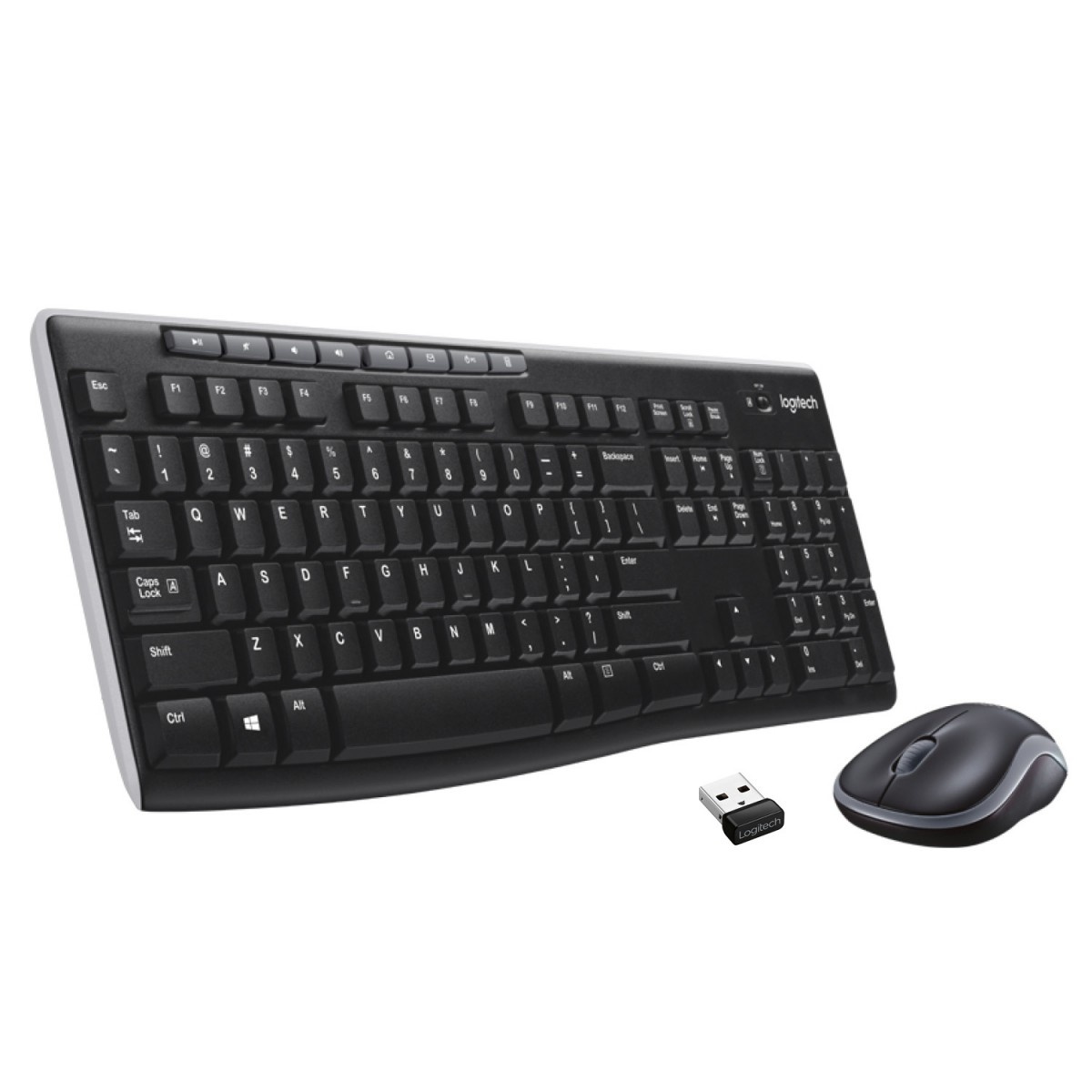 LOGITECH Logitech MK270 tastiera Mouse incluso Casa RF Wireless QWERTY US International Nero - TASTIERE E CONTROLLER | TecnoCARE.net Sabaudia, Latina, Terracina, San Felice Circeo e Pontinia