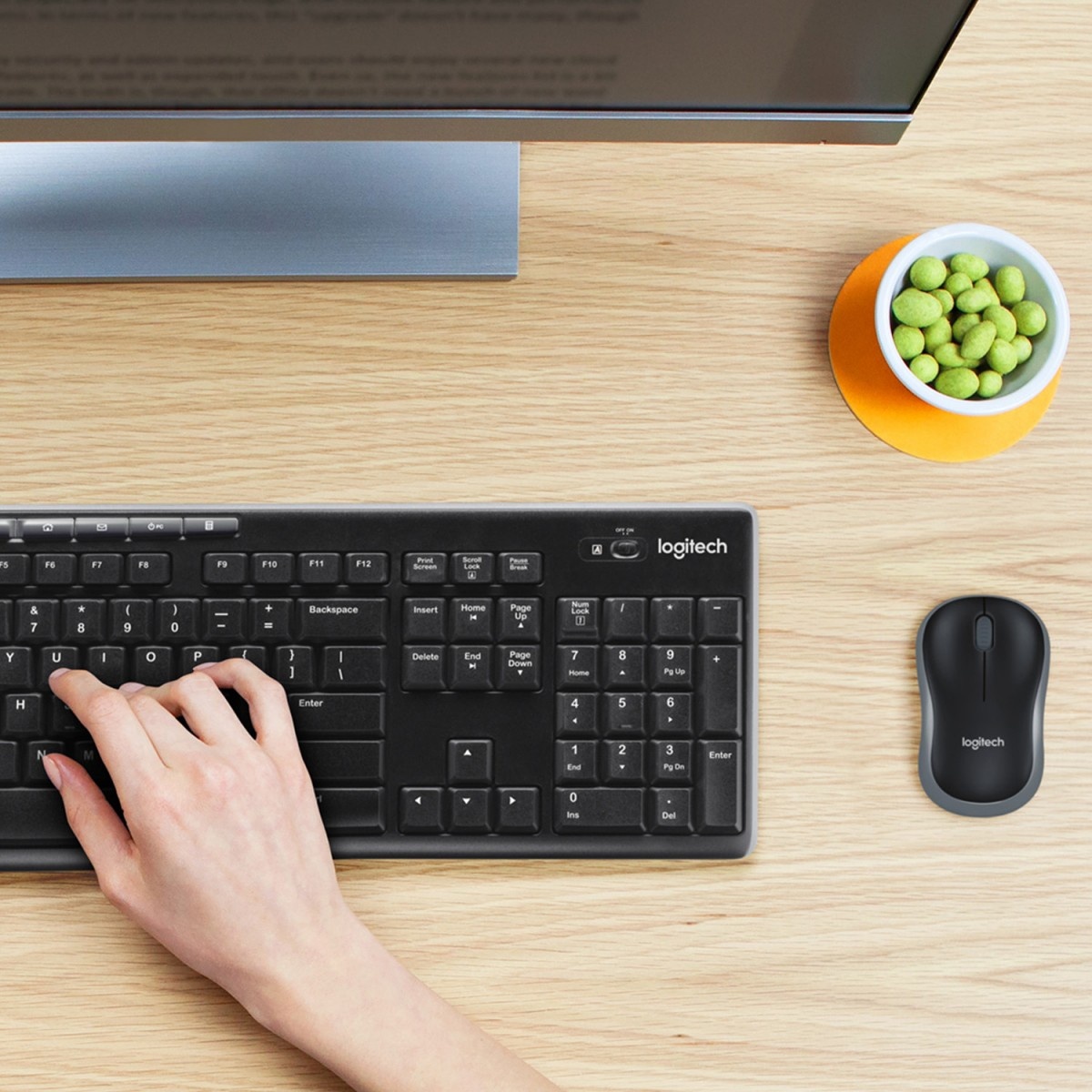 LOGITECH Logitech MK270 tastiera Mouse incluso Casa RF Wireless QWERTY Olandese Nero - TASTIERE E CONTROLLER | TecnoCARE.net Sabaudia, Latina, Terracina, San Felice Circeo e Pontinia