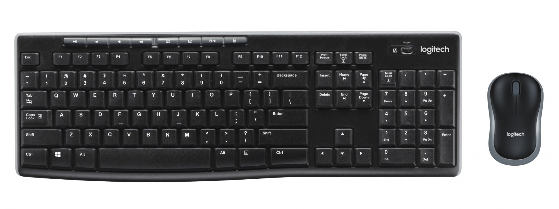 LOGITECH Logitech MK270 tastiera Mouse incluso Casa RF Wireless QWERTZ Tedesco Nero - TASTIERE E CONTROLLER | TecnoCARE.net Sabaudia, Latina, Terracina, San Felice Circeo e Pontinia