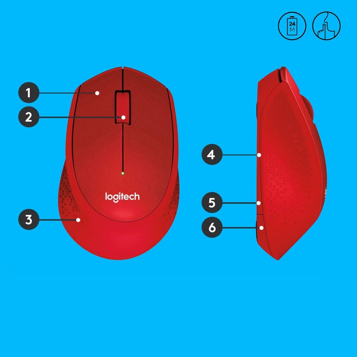 LOGITECH Logitech M330 Silent Plus mouse Ufficio Mano destra RF Wireless Meccanico 1000 DPI - TASTIERE E CONTROLLER | TecnoCARE.net Sabaudia, Latina, Terracina, San Felice Circeo e Pontinia