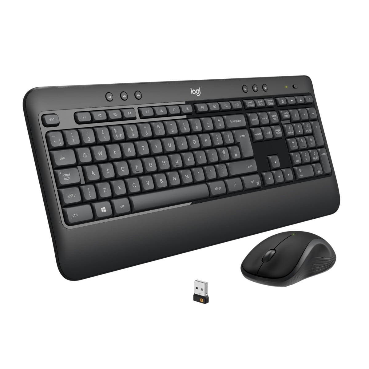 LOGITECH Logitech Advanced MK540 tastiera Mouse incluso USB QWERTZ Svizzere Nero, Bianco - TASTIERE E CONTROLLER | TecnoCARE.net Sabaudia, Latina, Terracina, San Felice Circeo e Pontinia