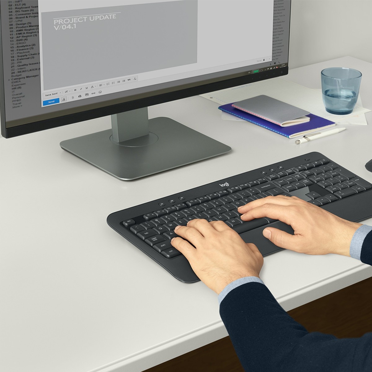 LOGITECH Logitech Advanced MK540 tastiera Mouse incluso USB QWERTZ Svizzere Nero, Bianco - TASTIERE E CONTROLLER | TecnoCARE.net Sabaudia, Latina, Terracina, San Felice Circeo e Pontinia