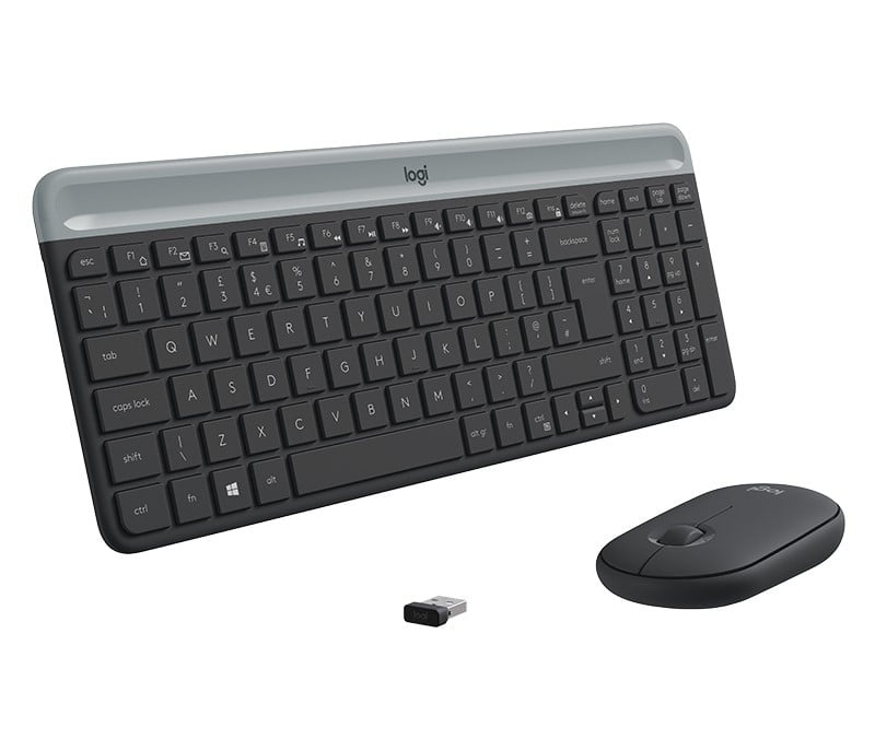 LOGITECH Logitech Slim MK470 tastiera Mouse incluso Universale RF Wireless QWERTY US International Grafite - TASTIERE E CONTROLLER | TecnoCARE.net Sabaudia, Latina, Terracina, San Felice Circeo e Pontinia