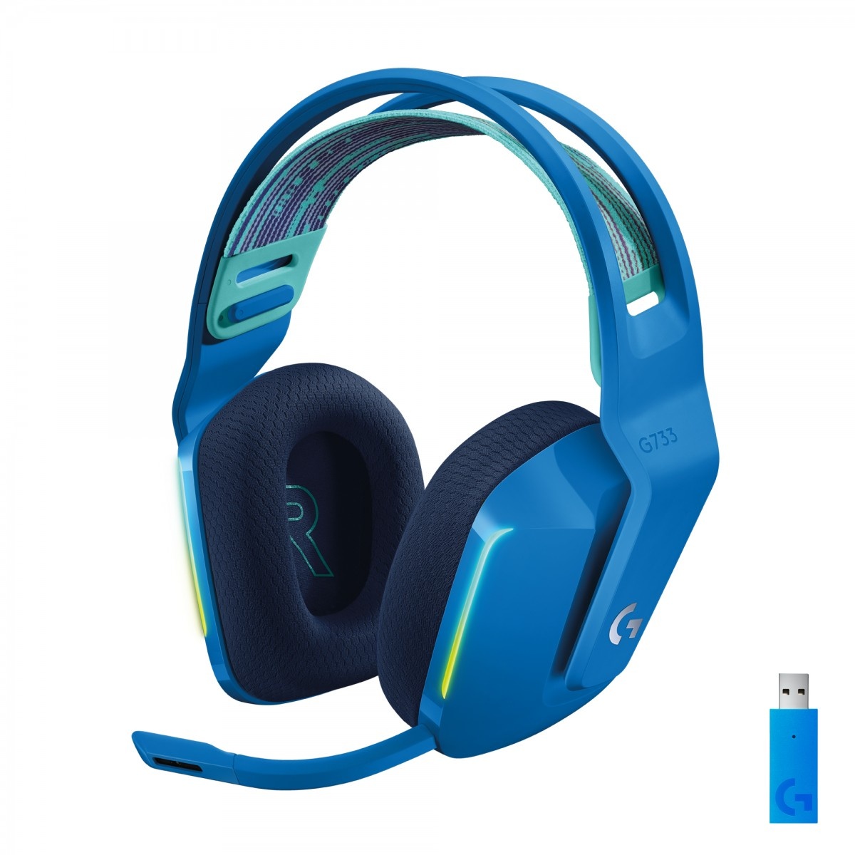 LOGITECH Logitech G G733 Auricolare Wireless A Padiglione Gaming Blu - AUDIO E CUFFIE PORTATILI | TecnoCARE.net Sabaudia, Latina, Terracina, San Felice Circeo e Pontinia