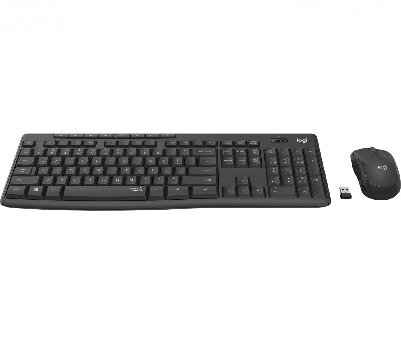 LOGITECH Logitech 920-009799 MK295 Silent Combo Wireless Grafite - TASTIERE E CONTROLLER | TecnoCARE.net Sabaudia, Latina, Terracina, San Felice Circeo e Pontinia