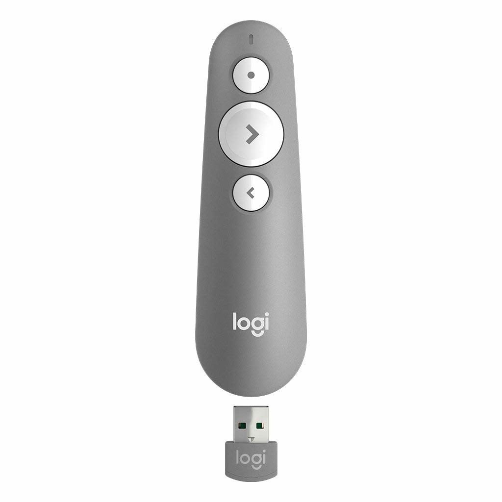LOGITECH Logitech R500 puntatore wireless Bluetooth/RF Grigio - TASTIERE E CONTROLLER | TecnoCARE.net Sabaudia, Latina, Terracina, San Felice Circeo e Pontinia