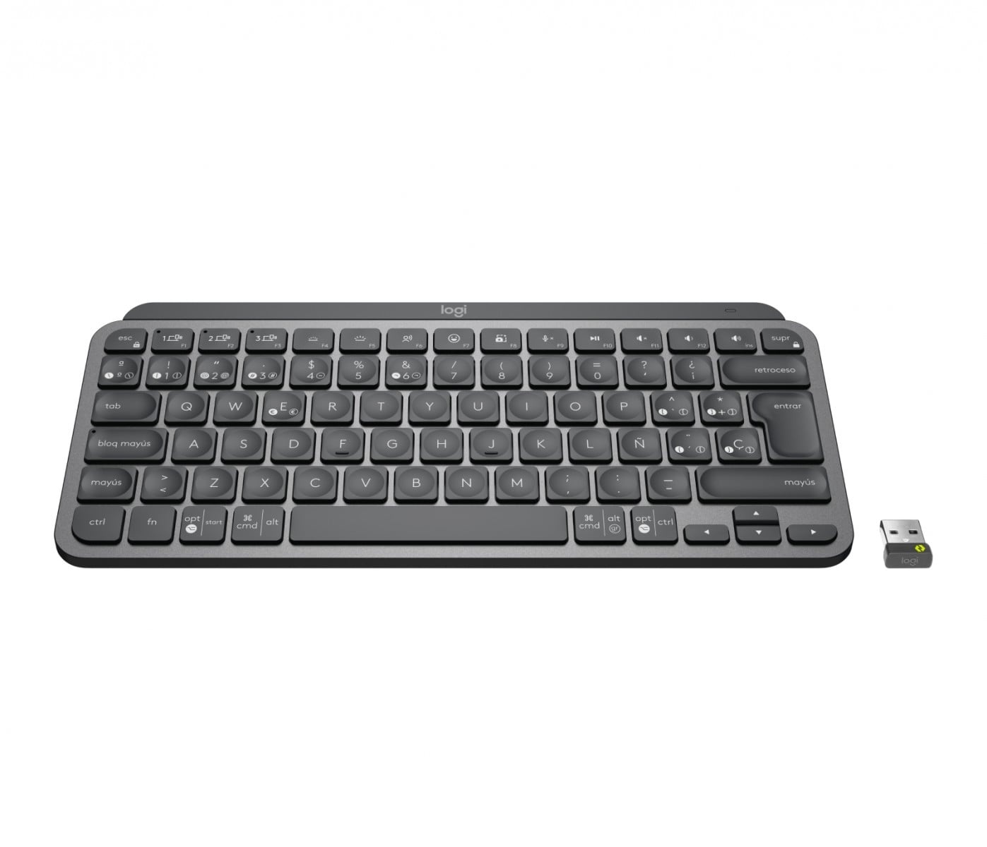 LOGITECH Logitech MX Keys Mini For Business tastiera Ufficio RF senza fili + Bluetooth QWERTY Spagnolo Grafite - TASTIERE E CONTROLLER | TecnoCARE.net Sabaudia, Latina, Terracina, San Felice Circeo e Pontinia