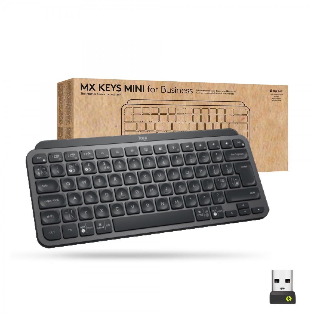 LOGITECH Logitech Master MX Keys Mini For Business tastiera Ufficio RF senza fili + Bluetooth QWERTY US International Grafite - TASTIERE E CONTROLLER | TecnoCARE.net Sabaudia, Latina, Terracina, San Felice Circeo e Pontinia