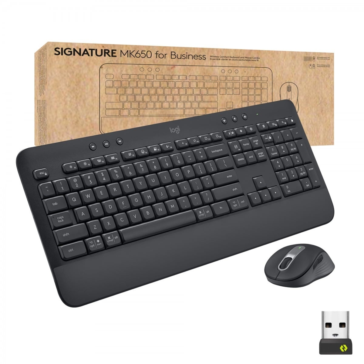 LOGITECH Logitech Signature MK650 Combo for Business tastiera Mouse incluso Ufficio Bluetooth QWERTZ Svizzere Grafite - TASTIERE E CONTROLLER | TecnoCARE.net Sabaudia, Latina, Terracina, San Felice Circeo e Pontinia