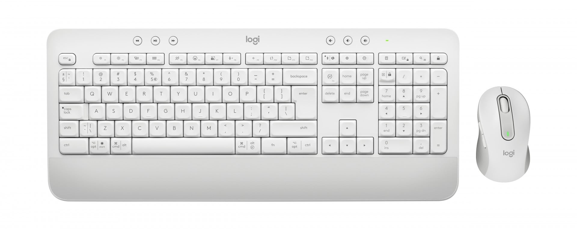 LOGITECH Logitech 920-011038 tastiera Mouse incluso Ufficio Bluetooth QWERTY Nordic Bianco - TASTIERE E CONTROLLER | TecnoCARE.net Sabaudia, Latina, Terracina, San Felice Circeo e Pontinia