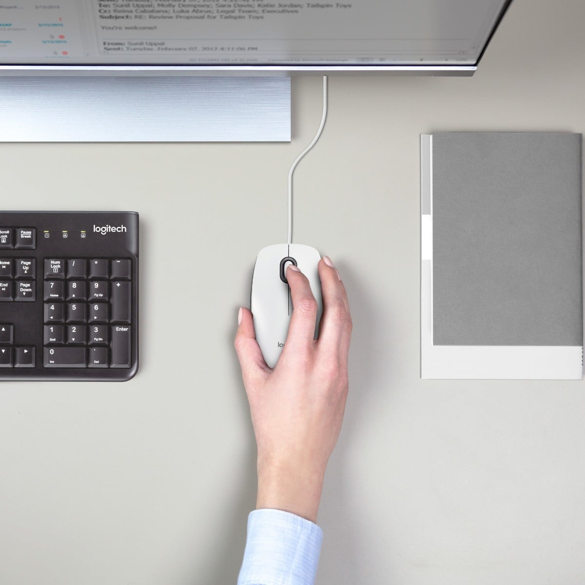 LOGITECH Logitech M100 mouse Ufficio Ambidestro USB tipo A Ottico 1000 DPI - TASTIERE E CONTROLLER | TecnoCARE.net Sabaudia, Latina, Terracina, San Felice Circeo e Pontinia