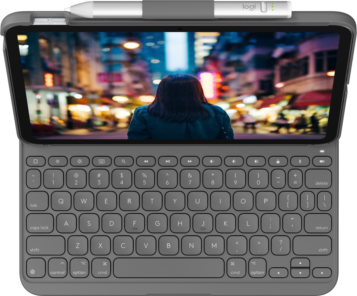 LOGITECH Logitech 920-011429 Slim Folio Tastiera per iPad 10a generazione Grigio - TASTIERE E CONTROLLER | TecnoCARE.net Sabaudia, Latina, Terracina, San Felice Circeo e Pontinia