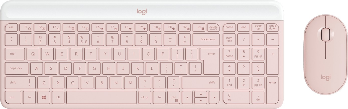 LOGITECH Logitech MK470 tastiera Mouse incluso Ufficio RF Wireless QWERTY US International Rosa - TASTIERE E CONTROLLER | TecnoCARE.net Sabaudia, Latina, Terracina, San Felice Circeo e Pontinia