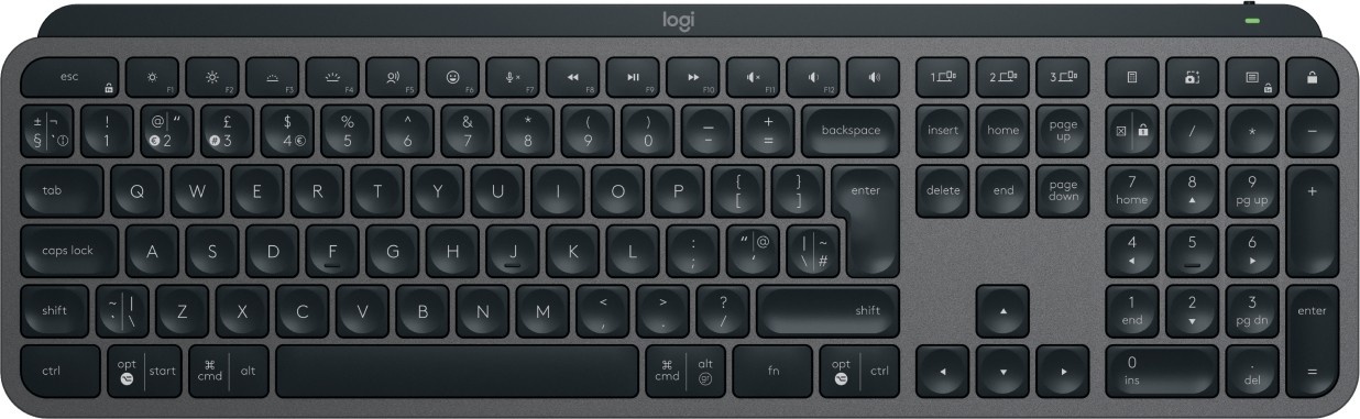 LOGITECH Logitech MX Keys S tastiera Universale Bluetooth QWERTY Inglese UK Grafite - TASTIERE E CONTROLLER | TecnoCARE.net Sabaudia, Latina, Terracina, San Felice Circeo e Pontinia