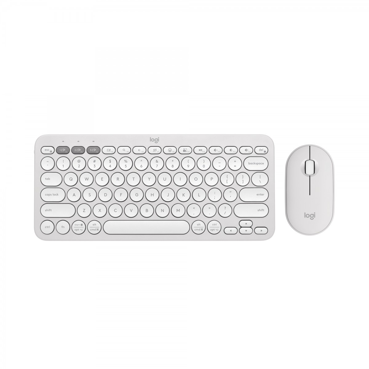 LOGITECH Logitech Pebble 2 Combo tastiera Mouse incluso Universale RF senza fili + Bluetooth AZERTY Francese Bianco - TASTIERE E CONTROLLER | TecnoCARE.net Sabaudia, Latina, Terracina, San Felice Circeo e Pontinia