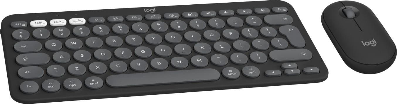 LOGITECH Logitech Pebble 2 Combo for Mac tastiera Mouse incluso Universale RF senza fili + Bluetooth QWERTY US International Grafite - TASTIERE E CONTROLLER | TecnoCARE.net Sabaudia, Latina, Terracina, San Felice Circeo e Pontinia