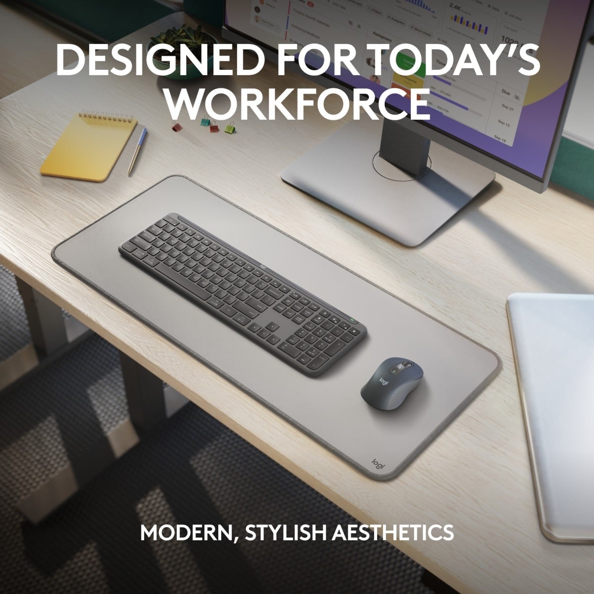 LOGITECH Logitech Signature Slim MK950 for Business tastiera Mouse incluso Ufficio RF senza fili + Bluetooth AZERTY Francese Grafite - TASTIERE E CONTROLLER | TecnoCARE.net Sabaudia, Latina, Terracina, San Felice Circeo e Pontinia
