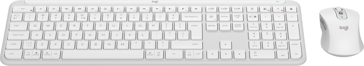 LOGITECH Logitech 920-012491 tastiera Mouse incluso Ufficio RF senza fili + Bluetooth QWERTY US International Bianco - TASTIERE E CONTROLLER | TecnoCARE.net Sabaudia, Latina, Terracina, San Felice Circeo e Pontinia