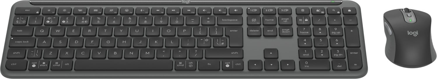 LOGITECH Logitech 920-012511 tastiera Mouse incluso Ufficio RF senza fili + Bluetooth QWERTY Inglese UK Grafite - TASTIERE E CONTROLLER | TecnoCARE.net Sabaudia, Latina, Terracina, San Felice Circeo e Pontinia