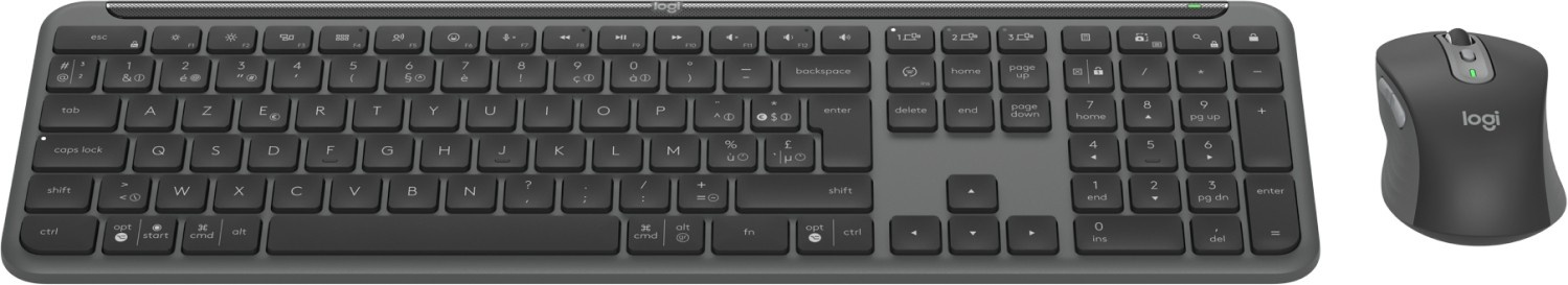 LOGITECH Logitech Signature Slim Combo MK950 tastiera Mouse incluso Ufficio RF senza fili + Bluetooth QWERTY Italiano Grafite - TASTIERE E CONTROLLER | TecnoCARE.net Sabaudia, Latina, Terracina, San Felice Circeo e Pontinia