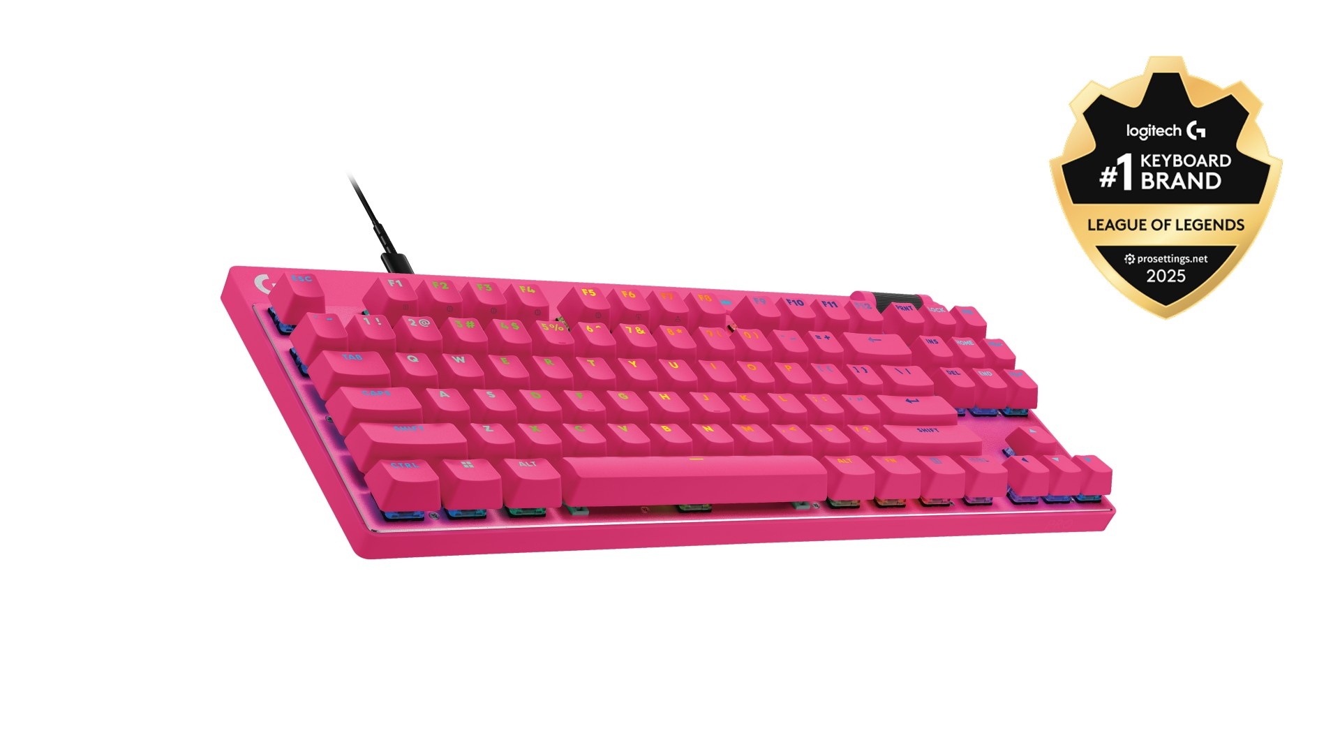 LOGITECH Logitech 920-013253 G Pro X Rapid TKL Tastiera da gioco USB Lineare Rosa - TASTIERE E CONTROLLER | TecnoCARE.net Sabaudia, Latina, Terracina, San Felice Circeo e Pontinia