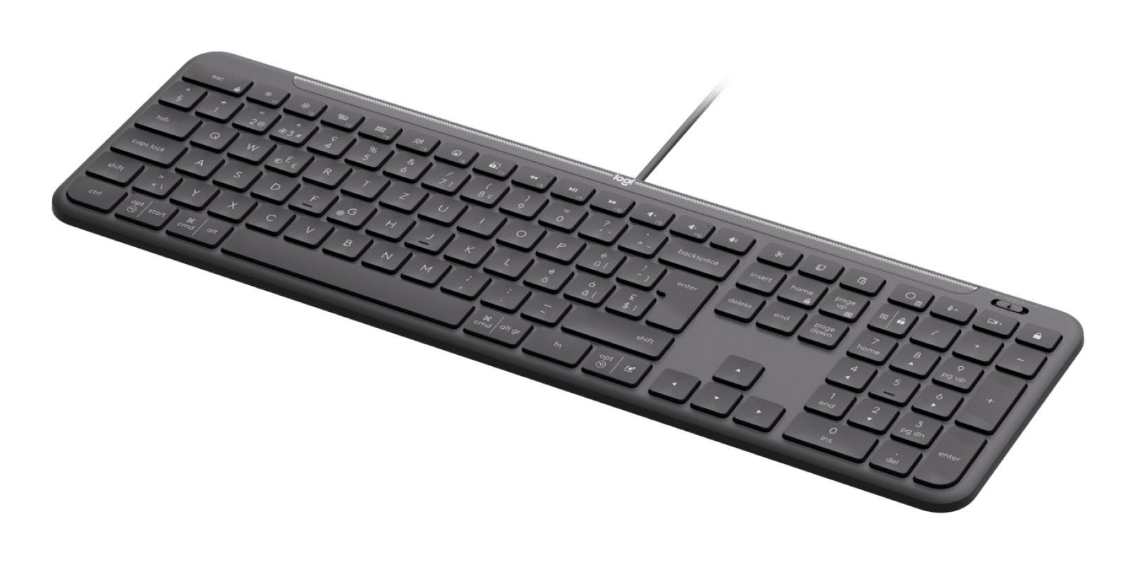 LOGITECH Logitech Tastiera Cablata K620 per Aziende - Grafite - US - TASTIERE E CONTROLLER | TecnoCARE.net Sabaudia, Latina, Terracina, San Felice Circeo e Pontinia