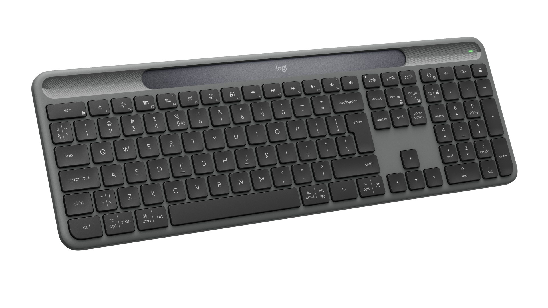 LOGITECH Logitech 920-013764 Slim Solar+ Tastiera Grafite - TASTIERE E CONTROLLER | TecnoCARE.net Sabaudia, Latina, Terracina, San Felice Circeo e Pontinia