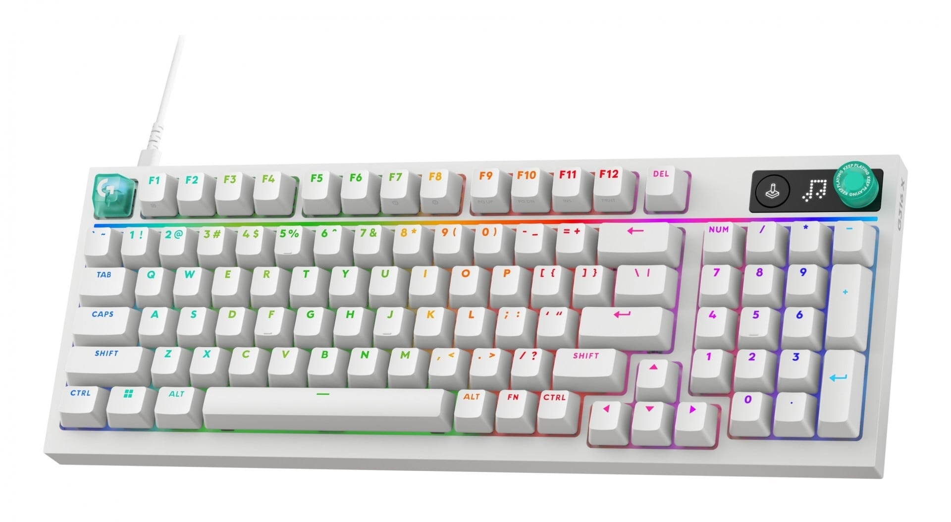 LOGITECH Logitech 920-014231 G316 X 98 - Bianco QWERTY INTL - TASTIERE E CONTROLLER | TecnoCARE.net Sabaudia, Latina, Terracina, San Felice Circeo e Pontinia