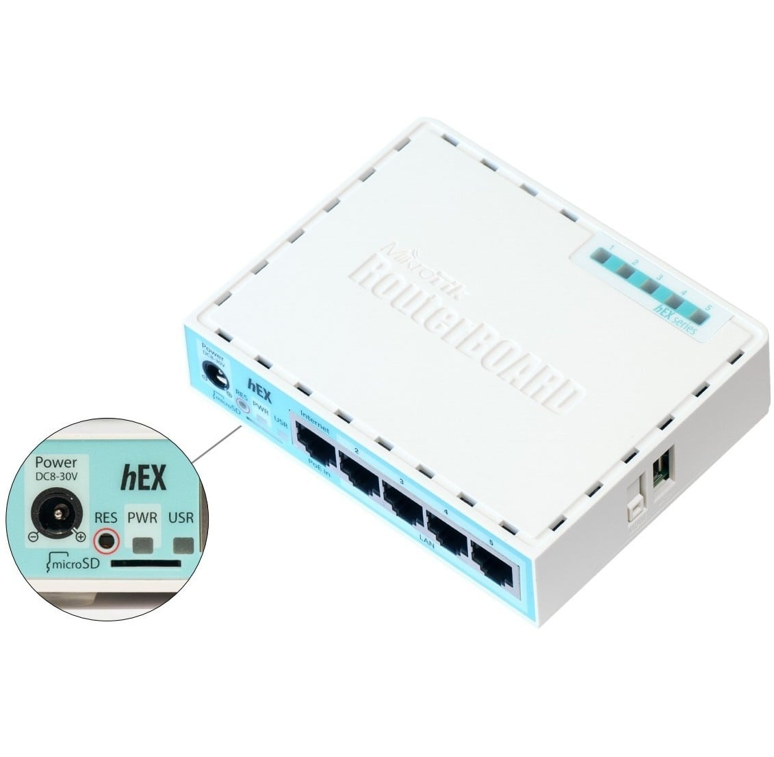 MIKROTIK Mikrotik RB750GR3 router cablato Gigabit Ethernet Turchese, Bianco - RETI | TecnoCARE.net Sabaudia, Latina, Terracina, San Felice Circeo e Pontinia