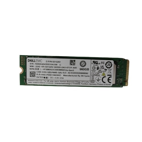 DELL DELL TECHNOLOGIES 960GSSDR2EM.2SINGLE STICK N1 - SERVER ACCESSORI | TecnoCARE.net Sabaudia, Latina, Terracina, San Felice Circeo e Pontinia