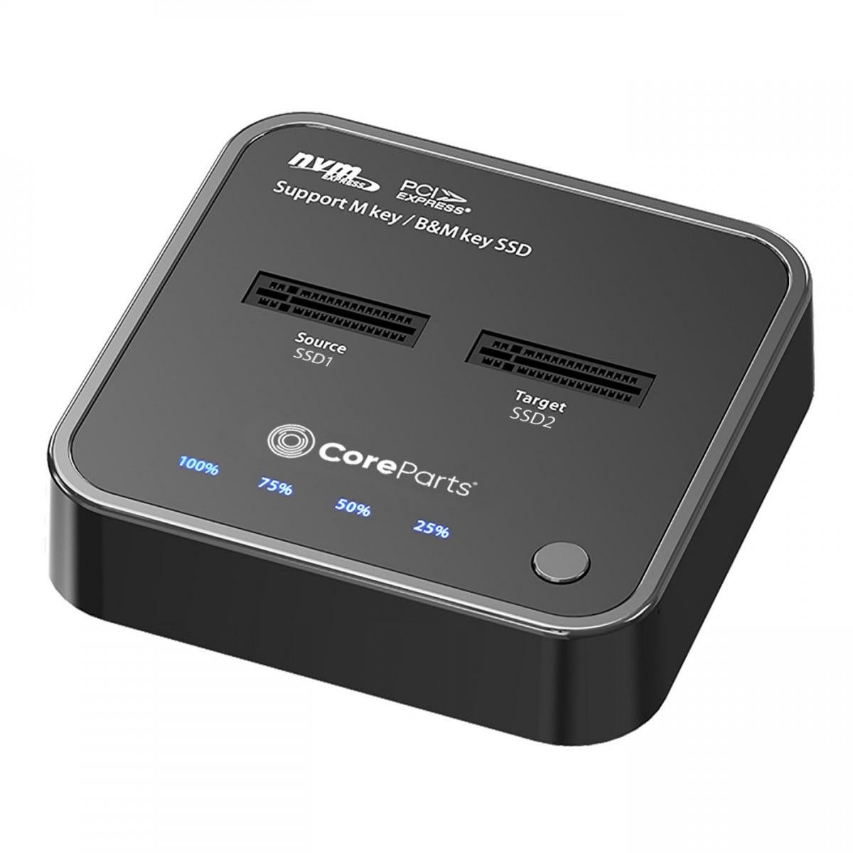 COREPARTS CoreParts MS-CLONER-NVME stazione di docking per unità di archiviazione USB 3.2 Gen 2 (3.1 Gen 2) Tipo-C Nera - SUPPORTI PER LA MEMORIZZAZIONE | TecnoCARE.net Sabaudia, Latina, Terracina, San Felice Circeo e Pontinia