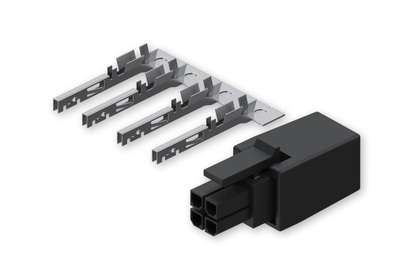 TELTONIKA Teltonika 4-Pin Plug with contact terminals - DISPOSITIVI E ACCESSORI DI CABLAGGIO | TecnoCARE.net Sabaudia, Latina, Terracina, San Felice Circeo e Pontinia