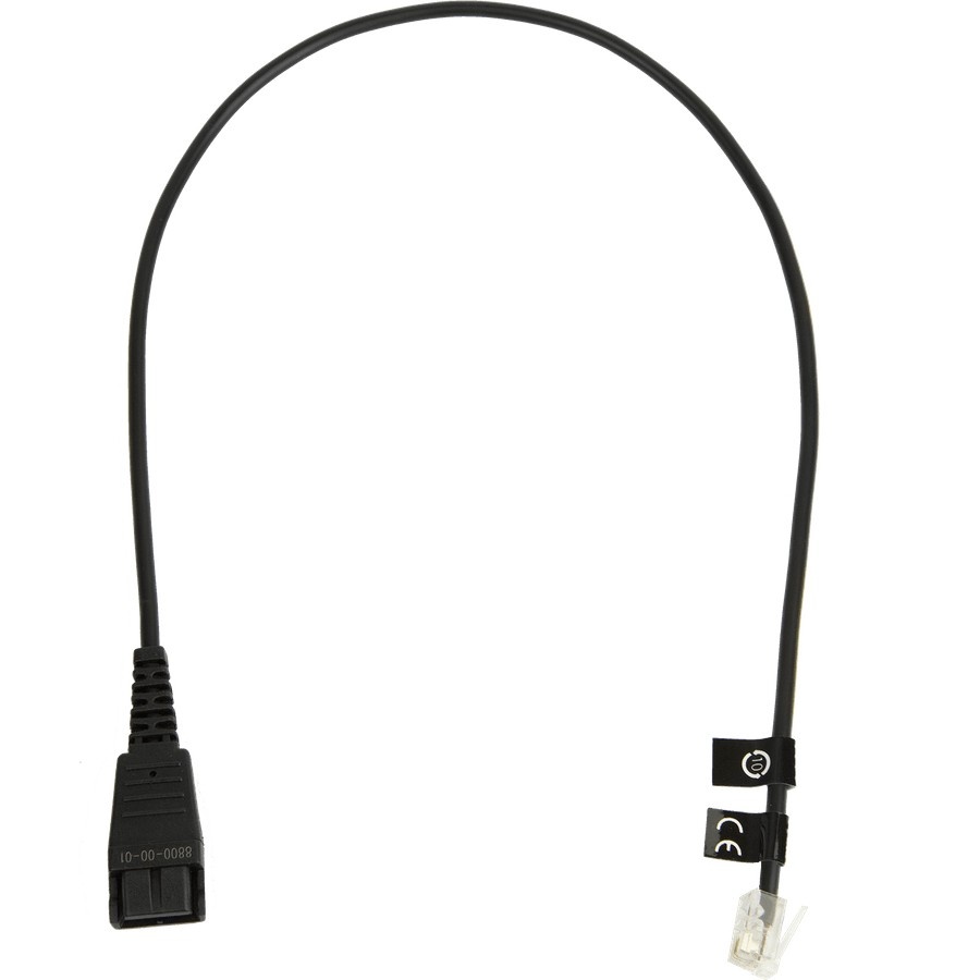 JABRA Jabra 8800-00-01 cavo telefonico 0,5 m Nero - ACCESSORI ED ELEMENTI PER APPARECCHIATURA AUDIO | TecnoCARE.net Sabaudia, Latina, Terracina, San Felice Circeo e Pontinia