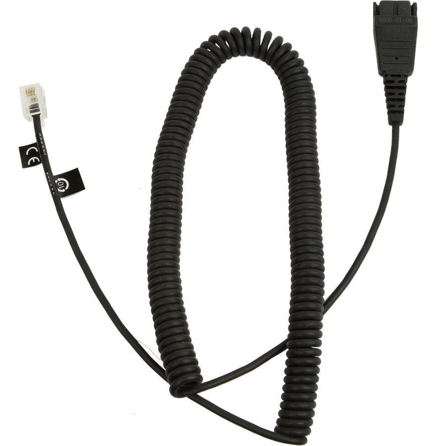 JABRA Jabra 8800-01-06 cavo telefonico 0,5 m Nero - ACCESSORI ED ELEMENTI PER APPARECCHIATURA AUDIO | TecnoCARE.net Sabaudia, Latina, Terracina, San Felice Circeo e Pontinia