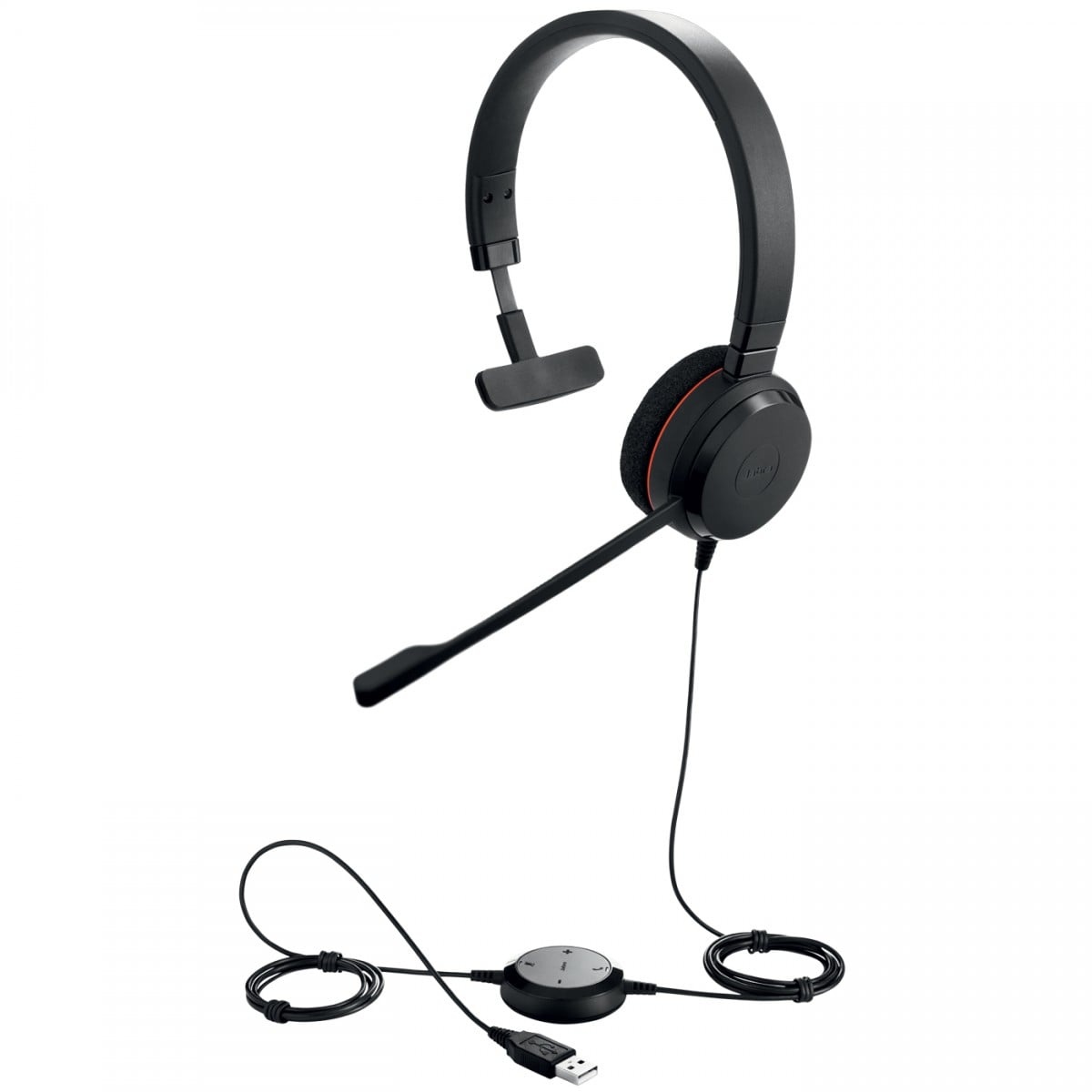 JABRA Jabra Evolve 20 MS Mono Auricolare Cablato A Padiglione Ufficio USB tipo A Nero - AUDIO E CUFFIE PORTATILI | TecnoCARE.net Sabaudia, Latina, Terracina, San Felice Circeo e Pontinia