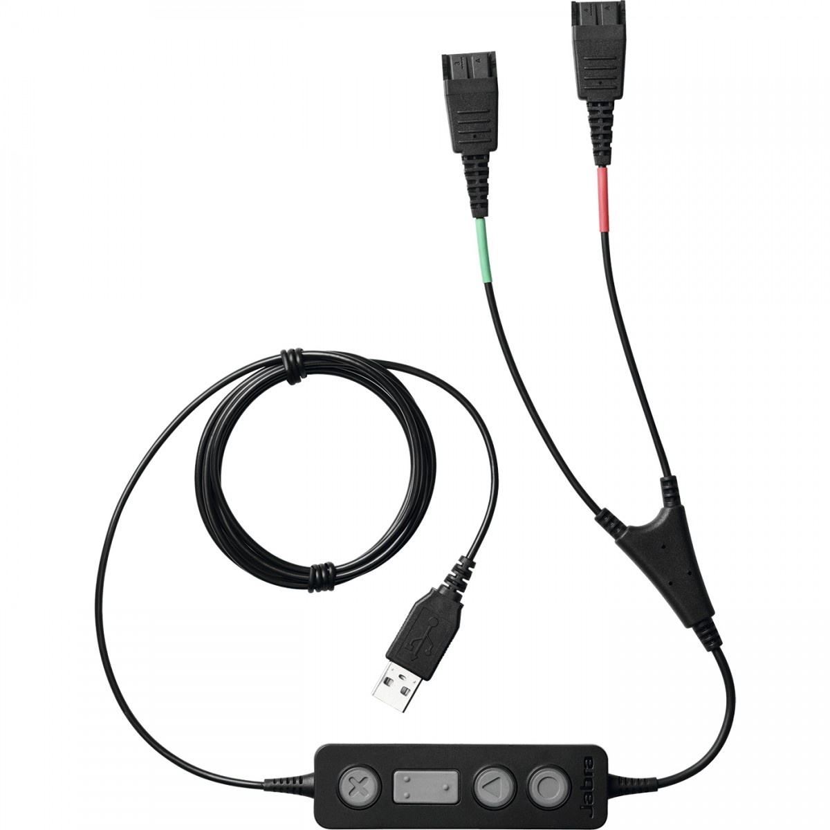 JABRA Jabra Link 265 cavo audio USB2.0 2x QD Nero - ACCESSORI ED ELEMENTI PER APPARECCHIATURA AUDIO | TecnoCARE.net Sabaudia, Latina, Terracina, San Felice Circeo e Pontinia