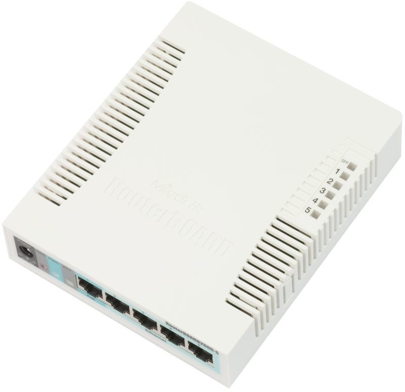 MIKROTIK Mikrotik RB260GS Gigabit Ethernet (10/100/1000) Supporto Power over Ethernet (PoE) Bianco - RETI | TecnoCARE.net Sabaudia, Latina, Terracina, San Felice Circeo e Pontinia