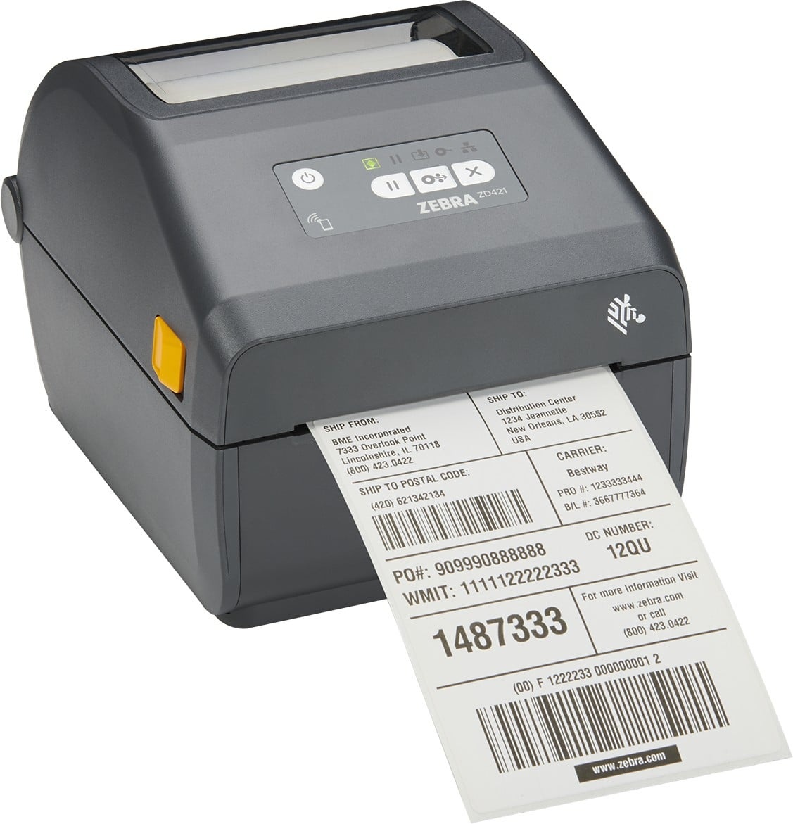 ZEBRA Zebra ZD421 stampante per etichette (CD) Trasferimento termico 300 x 300 DPI 305 mm/s Con cavo e senza cavo Collegamento ethernet LAN Bluetooth - STAMPANTI E SCANNER | TecnoCARE.net Sabaudia, Latina, Terracina, San Felice Circeo e Pontinia