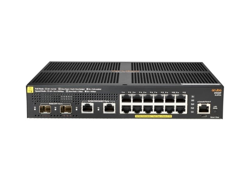 HPE HPE Aruba 2930F 12G PoE+ Swch - RETI | TecnoCARE.net Sabaudia, Latina, Terracina, San Felice Circeo e Pontinia