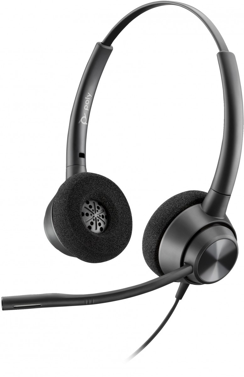 HP POLY HP Poly EncorePro 320 with Quick Disconnect Binaural Headset TAA Auricolare Cablato A Padiglione Ufficio Nero - AUDIO E CUFFIE PORTATILI | TecnoCARE.net Sabaudia, Latina, Terracina, San Felice Circeo e Pontinia