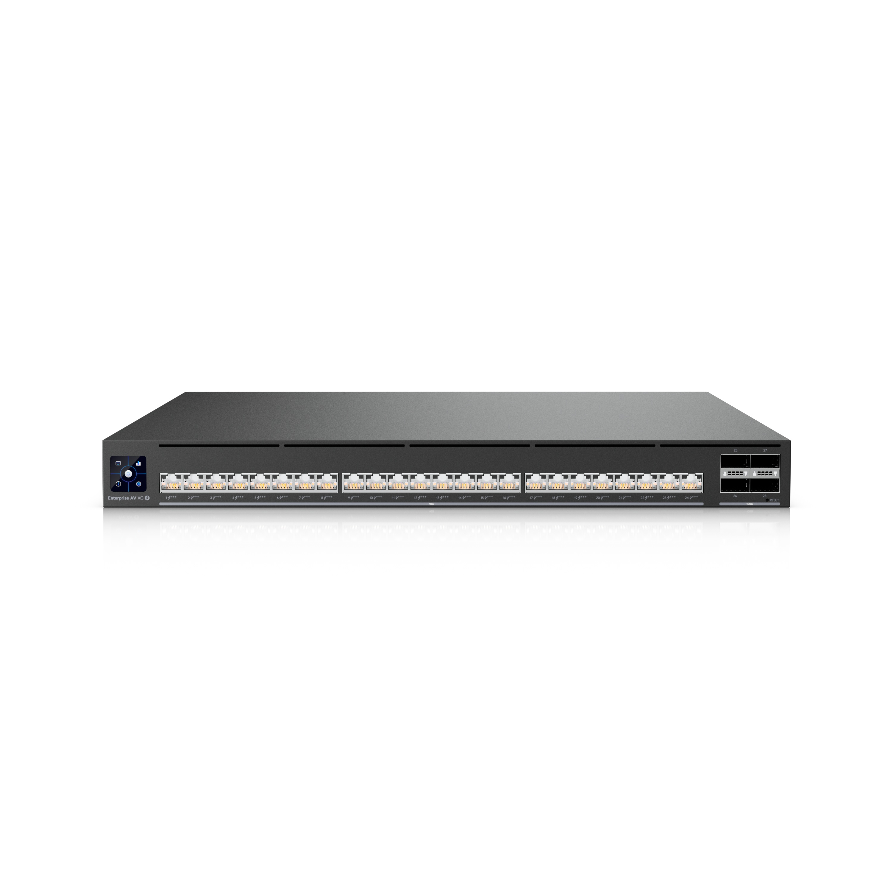 UBIQUITI Ubiquiti EAV-Fiber Switch Enterprise Audio/Video XG 24 PoE 24x10G PoE+++ 4x100G QSFP28 - RETI | TecnoCARE.net Sabaudia, Latina, Terracina, San Felice Circeo e Pontinia