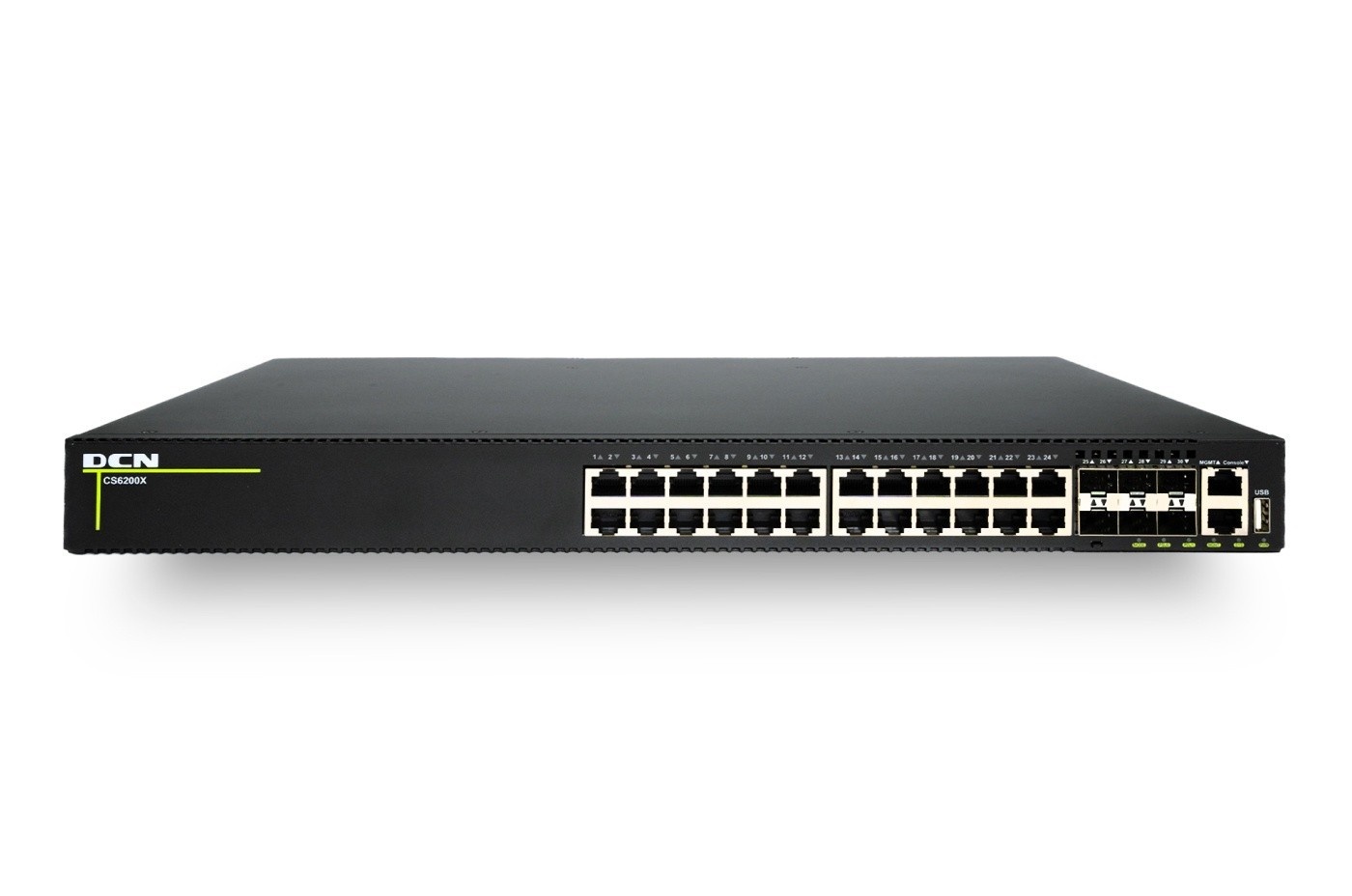 DCN EUROPE DCN Europe CS6200X-24T6X-P-EI 24x10/100/1000Base-T con PoE+ (500/1000W) + 6x10GBase-X SFP+ - RETI | TecnoCARE.net Sabaudia, Latina, Terracina, San Felice Circeo e Pontinia