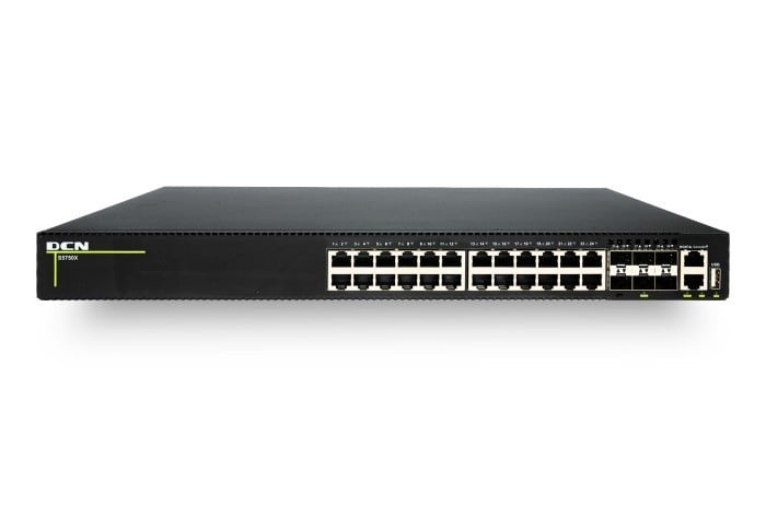 DCN EUROPE DCN Europe S5750X-24NT6X-P-SI 24x100/1000/2500Base-T con PoE+ (740W) + 6x10GBase-X SFP+ - RETI | TecnoCARE.net Sabaudia, Latina, Terracina, San Felice Circeo e Pontinia