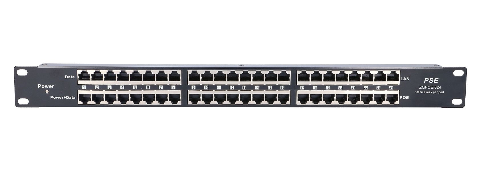 EXTRALINK Extralink 24 Porte | Iniettore PoE | 24x 100Mb/s RJ45, Scatola Rack - RETI | TecnoCARE.net Sabaudia, Latina, Terracina, San Felice Circeo e Pontinia