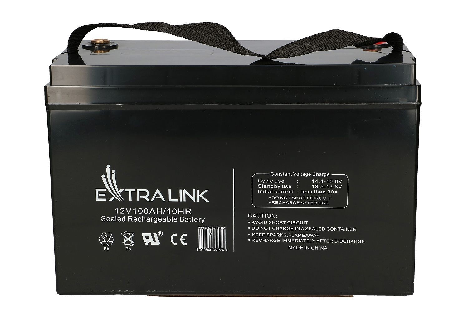 EXTRALINK Extralink AKUMULATOR BATTERY ACCUMULATOR AGM 12V 100AH - Batterie Acido piombo (VRLA) - BATTERIE E ALIMENTATORI | TecnoCARE.net Sabaudia, Latina, Terracina, San Felice Circeo e Pontinia