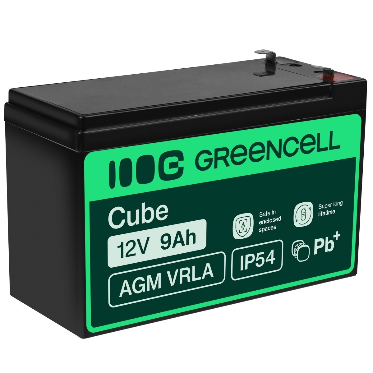 GREEN CELL Green Cell AGM06 batteria UPS Acido piombo (VRLA) 12 V 9 Ah - BATTERIE E ALIMENTATORI | TecnoCARE.net Sabaudia, Latina, Terracina, San Felice Circeo e Pontinia