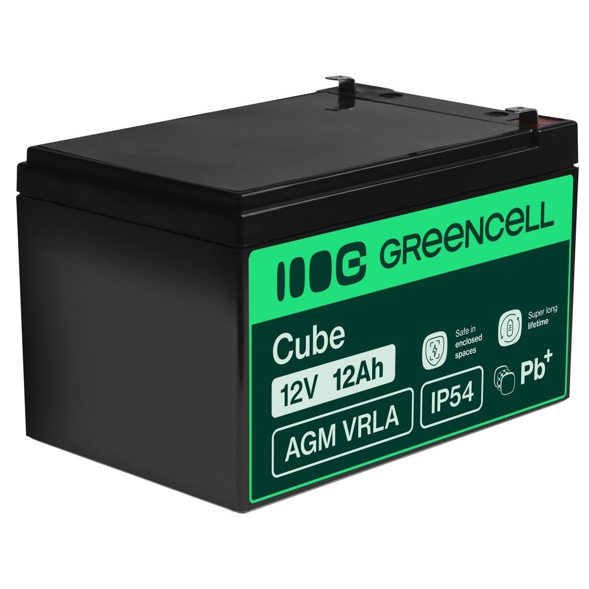 GREEN CELL Green Cell AGM Battery 12V 12Ah - Batterie - 12.000 mAh Acido piombo (VRLA) - BATTERIE E ALIMENTATORI | TecnoCARE.net Sabaudia, Latina, Terracina, San Felice Circeo e Pontinia