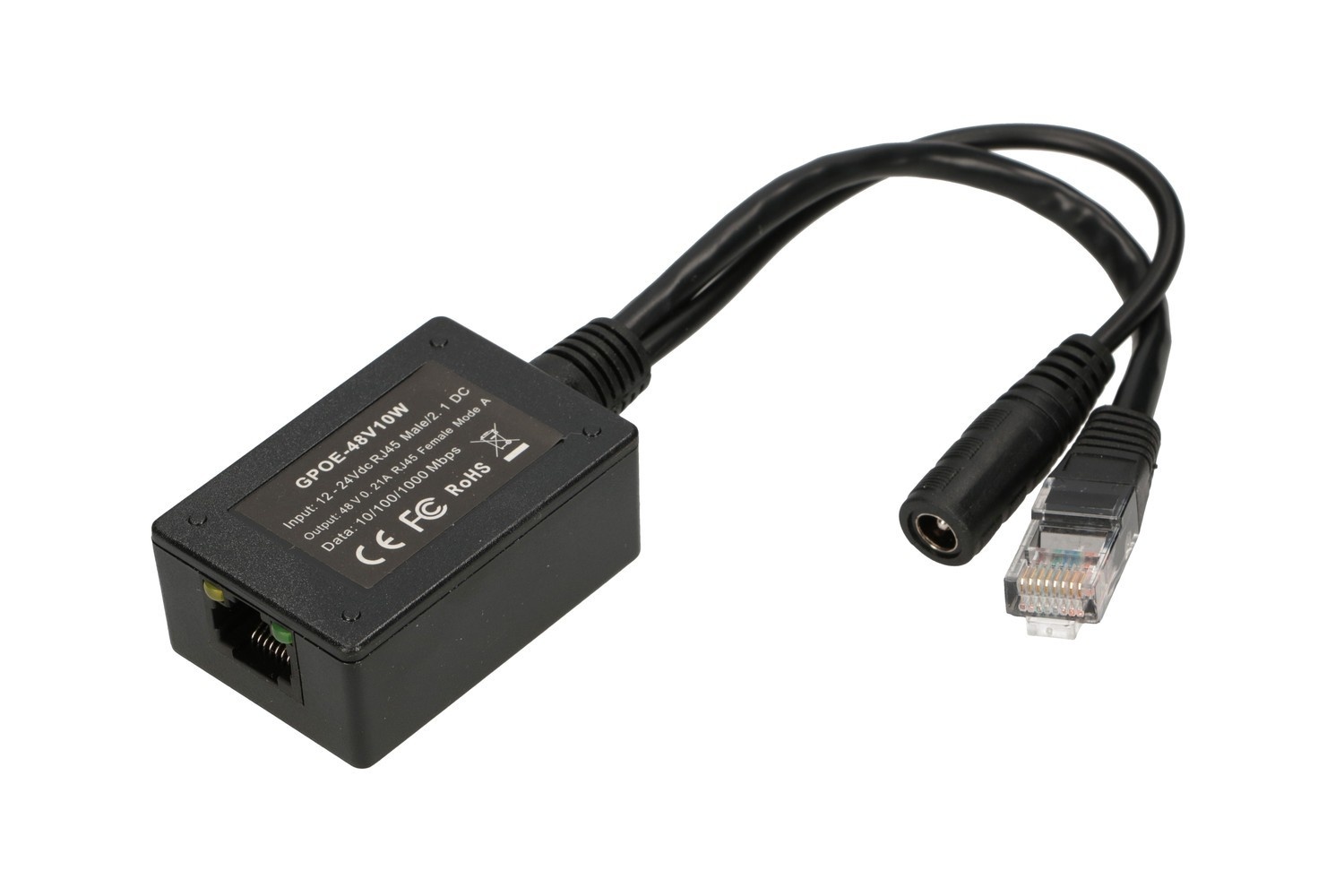 EXTRALINK Extralink 1 PORT GIGABIT POE INJECTOR WITH 10-30V TO 48V INVERTER Fast Ethernet, Gigabit Ethernet - RETI | TecnoCARE.net Sabaudia, Latina, Terracina, San Felice Circeo e Pontinia
