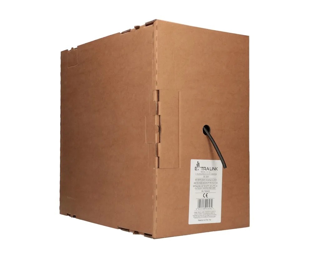 EXTRALINK Extralink CAT5E SFTP (SF/UTP) V2 Esterno | Twisted pair | 305M - CAVI PER COMPUTER E PERIFERICHE | TecnoCARE.net Sabaudia, Latina, Terracina, San Felice Circeo e Pontinia